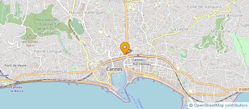 localisation de l'entreprise MONSIEUR PHILIPPE ROGER à CANNES