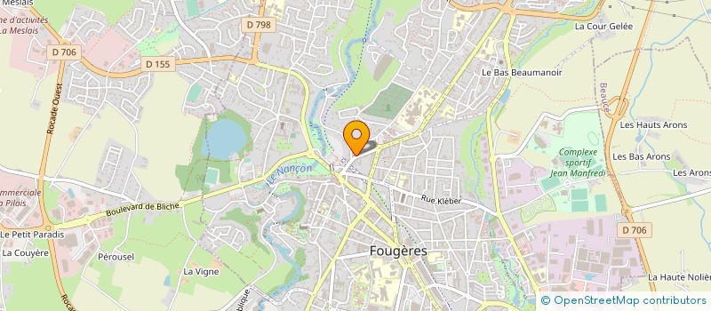 localisation de l'entreprise MONSIEUR PHILIPPE ROGER à FOUGERES