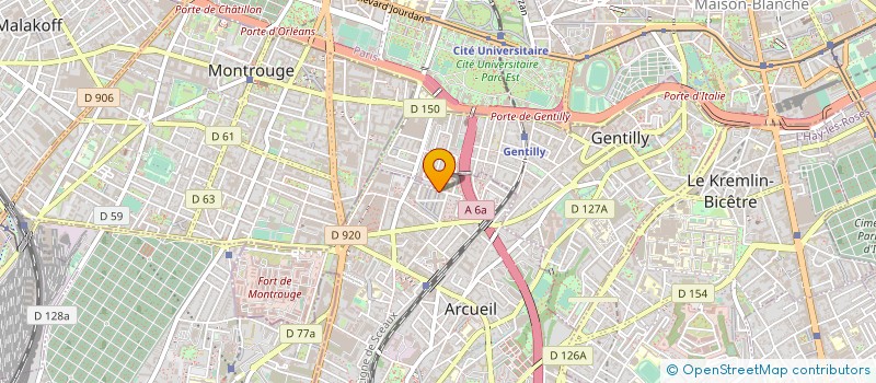 localisation de l'entreprise MONSIEUR PHILIPPE ROGER  ARCUEIL