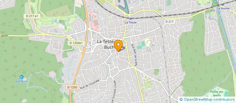 localisation de l'entreprise MONSIEUR PHILIPPE ROGIER à LA TESTE DE BUCH