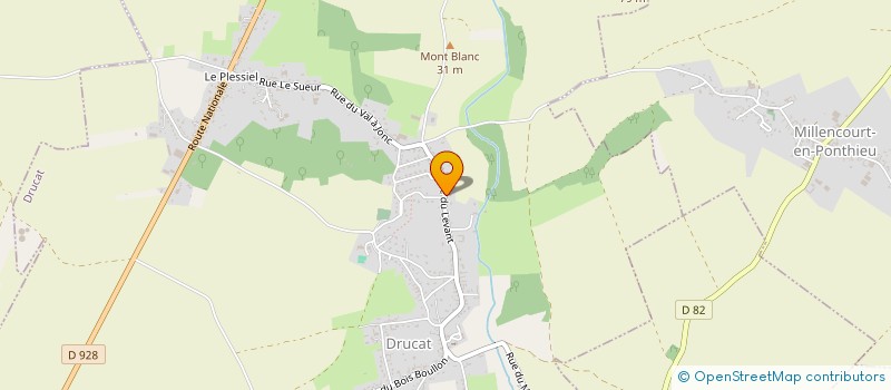 localisation de l'entreprise MONSIEUR PHILIPPE ROHAUT  DRUCAT