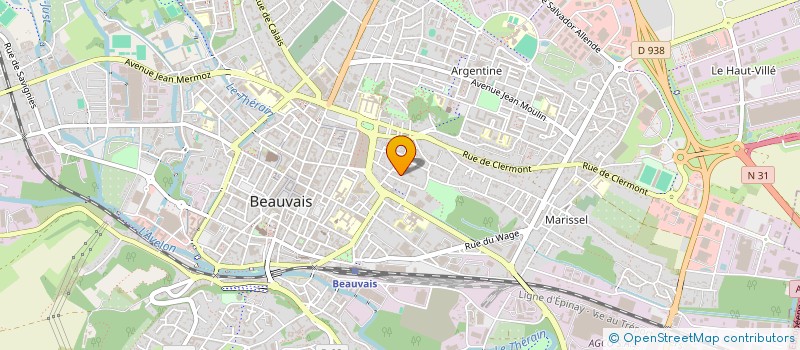 localisation de l'entreprise MONSIEUR PHILIPPE ROHAUT  BEAUVAIS