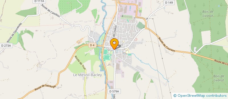 localisation de l'entreprise MONSIEUR PHILIPPE ROLAND  SAINT-PIERRE-EN-AUGE