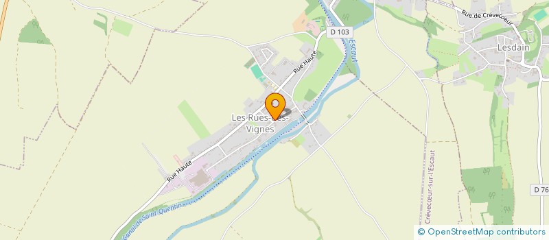 localisation de l'entreprise MONSIEUR PHILIPPE ROLAND  LES RUES-DES-VIGNES