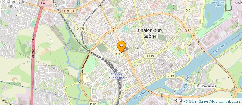 localisation de l'entreprise MONSIEUR PHILIPPE ROLLAND  CHALON-SUR-SAONE