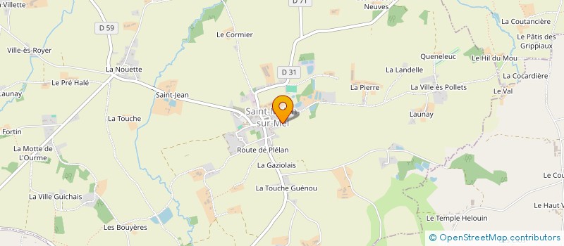 localisation de l'entreprise MONSIEUR PHILIPPE ROLLAND  SAINT-MALON-SUR-MEL