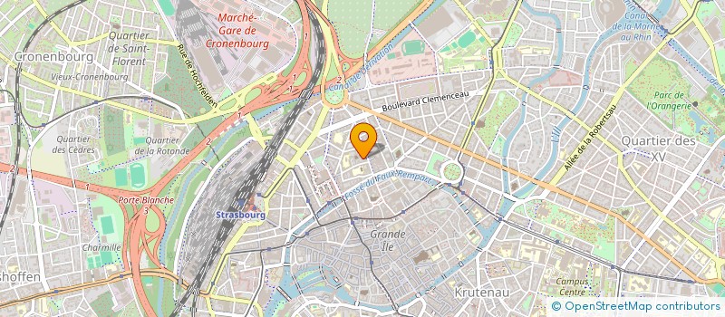 localisation de l'entreprise MONSIEUR PHILIPPE ROMAN  STRASBOURG