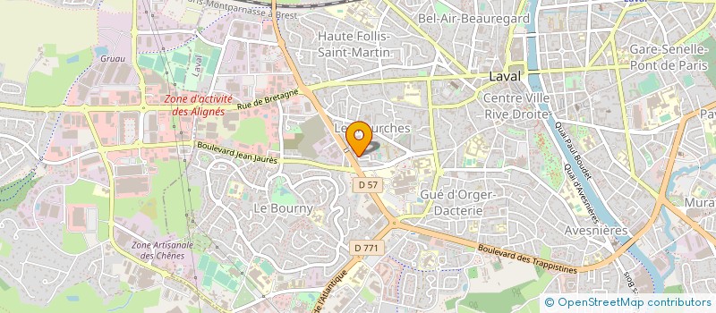 localisation de l'entreprise MONSIEUR PHILIPPE RONCERAY à LAVAL