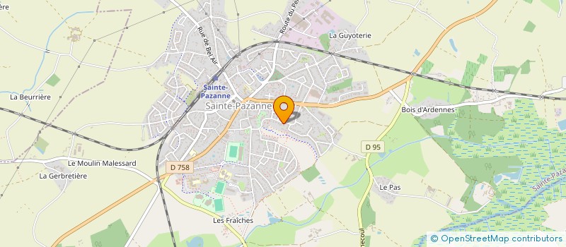 localisation de l'entreprise MONSIEUR PHILIPPE RONDOUIN à SAINTE-PAZANNE