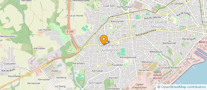 localisation de l'entreprise MONSIEUR PHILIPPE ROPARS à BREST