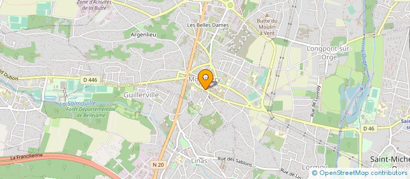 localisation de l'entreprise MONSIEUR PHILIPPE ROQUEJOFFRE  MONTLHERY