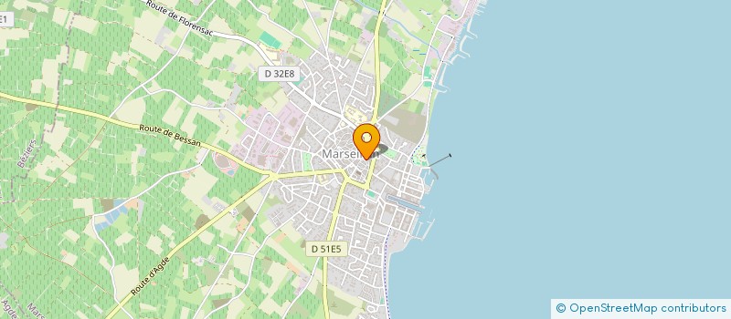 localisation de l'entreprise MONSIEUR PHILIPPE ROSA à MARSEILLAN