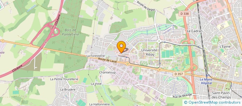 localisation de l'entreprise MONSIEUR PHILIPPE ROSAK  LE MANS