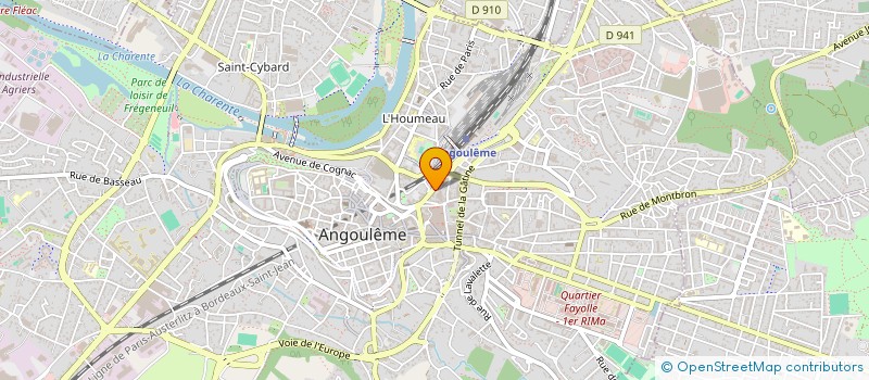 localisation de l'entreprise MONSIEUR PHILIPPE ROSENBERG à ANGOULEME