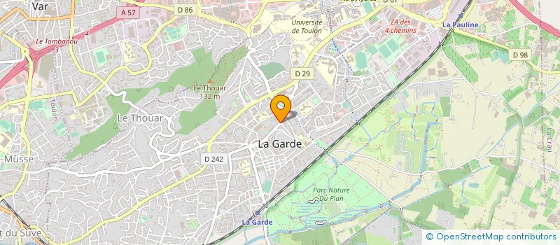 localisation de l'entreprise MONSIEUR PHILIPPE ROSO à LA GARDE