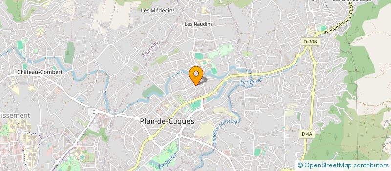 localisation de l'entreprise MONSIEUR PHILIPPE ROSSI  PLAN-DE-CUQUES