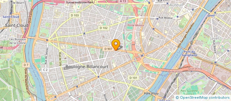 localisation de l'entreprise MONSIEUR PHILIPPE ROTTENBERG à BOULOGNE-BILLANCOURT