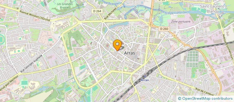 localisation de l'entreprise MONSIEUR PHILIPPE ROUACH à ARRAS