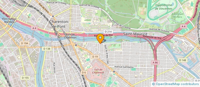 localisation de l'entreprise MONSIEUR PHILIPPE ROUCHIER à MAISONS-ALFORT