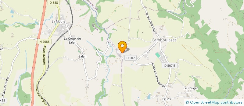 localisation de l'entreprise MONSIEUR PHILIPPE ROUDERGUES  MOYRAZES