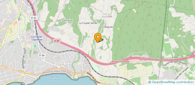 localisation de l'entreprise MONSIEUR PHILIPPE ROUFF  LA CIOTAT