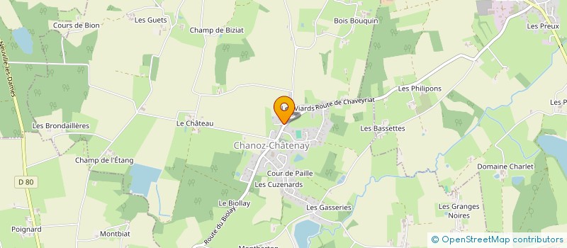 localisation de l'entreprise MONSIEUR PHILIPPE ROUGE à CHANOZ-CHATENAY