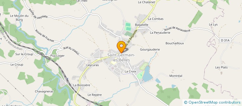 localisation de l'entreprise MONSIEUR PHILIPPE ROUGEAU à SAINT-GERMAIN-LES-BELLES
