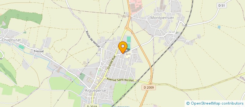 localisation de l'entreprise MONSIEUR PHILIPPE ROUGEBOUX  AIGUEPERSE