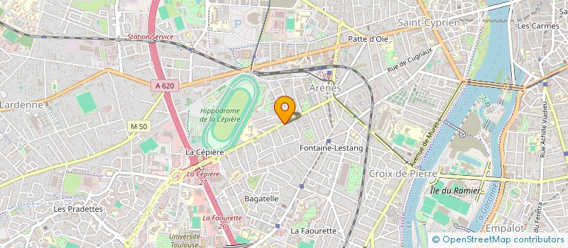 localisation de l'entreprise MONSIEUR PHILIPPE ROUGIER  TOULOUSE