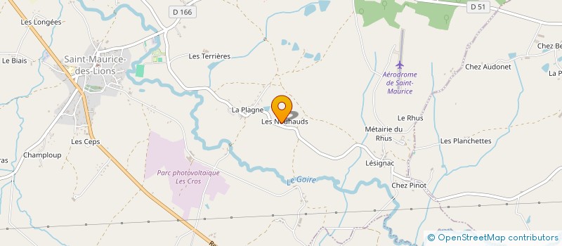 localisation de l'entreprise MONSIEUR PHILIPPE ROULON à SAINT-MAURICE-DES-LIONS