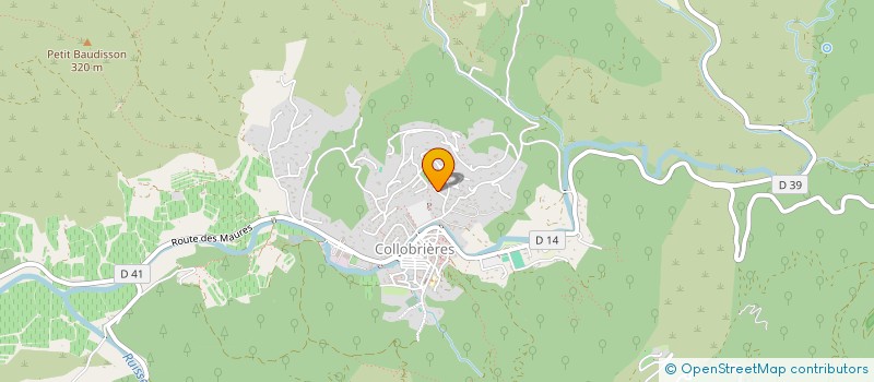 localisation de l'entreprise MONSIEUR PHILIPPE ROUMEAS  COLLOBRIERES