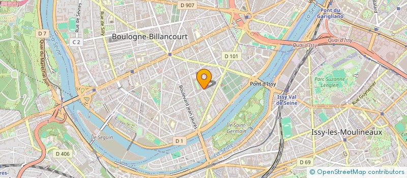 localisation de l'entreprise MONSIEUR PHILIPPE ROUSSE à BOULOGNE-BILLANCOURT