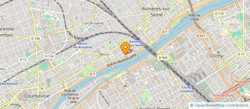 localisation de l'entreprise MONSIEUR PHILIPPE ROUSSEAU à COURBEVOIE