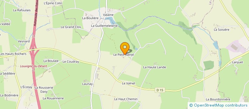 localisation de l'entreprise MONSIEUR PHILIPPE ROUSSEL  LES PORTES DU COGLAIS