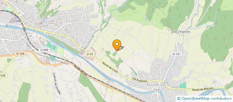 localisation de l'entreprise MONSIEUR PHILIPPE ROUSSEL  AOUSTE-SUR-SYE