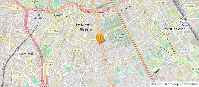 localisation de l'entreprise MONSIEUR PHILIPPE ROUSSEL à LE KREMLIN-BICETRE