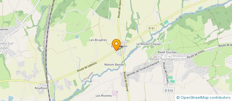 localisation de l'entreprise MONSIEUR PHILIPPE ROUSSEY  PRIMARETTE