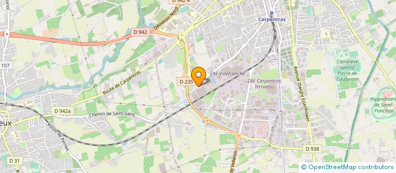 localisation de l'entreprise MONSIEUR PHILIPPE ROUX  CARPENTRAS