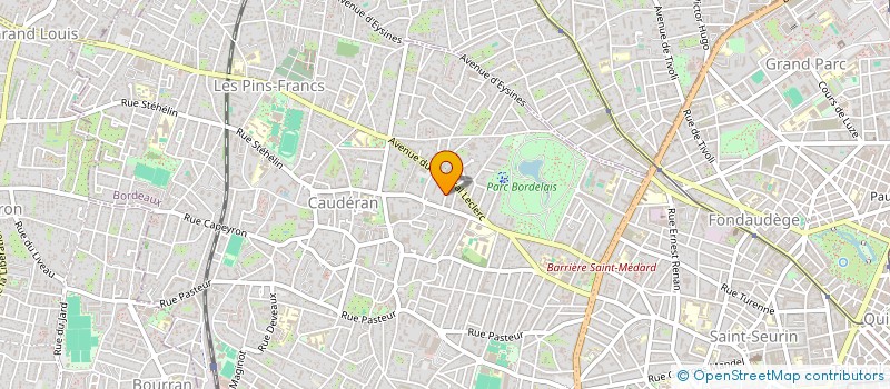 localisation de l'entreprise MONSIEUR PHILIPPE ROUX à BORDEAUX
