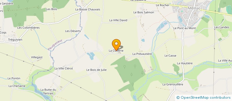 localisation de l'entreprise MONSIEUR PHILIPPE ROUXEL  MEILLAC