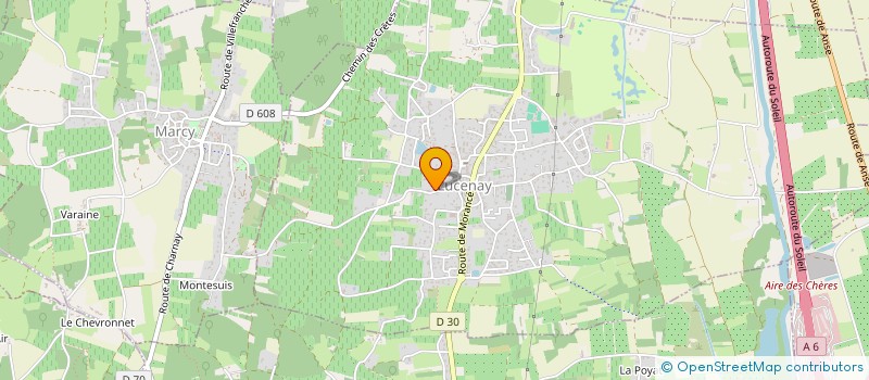 localisation de l'entreprise MONSIEUR PHILIPPE ROUYER  LUCENAY