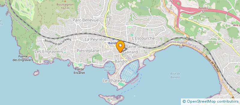 localisation de l'entreprise MONSIEUR PHILIPPE ROUZET  BANDOL