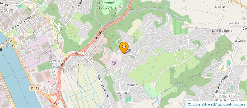 localisation de l'entreprise MONSIEUR PHILIPPE ROUZIER  BOULIAC