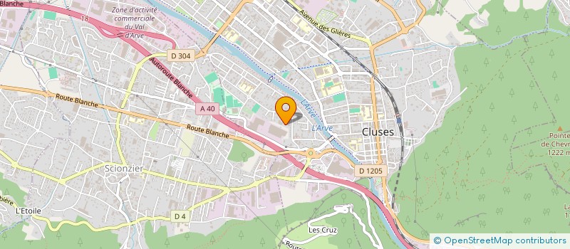 localisation de l'entreprise MONSIEUR PHILIPPE ROVAYAZ-MEYTHIAS  CLUSES