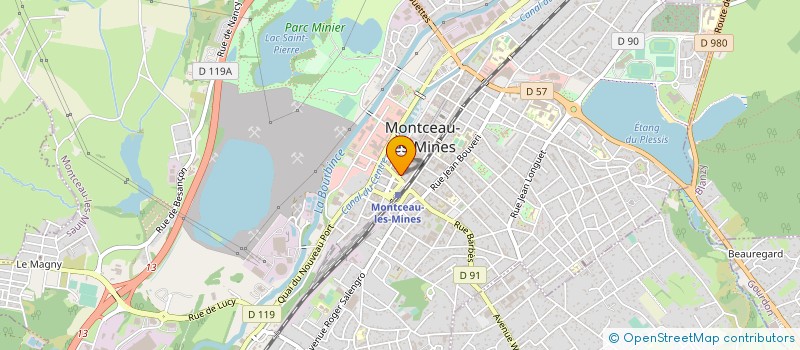 localisation de l'entreprise MONSIEUR PHILIPPE ROVILLE  MONTCEAU-LES-MINES