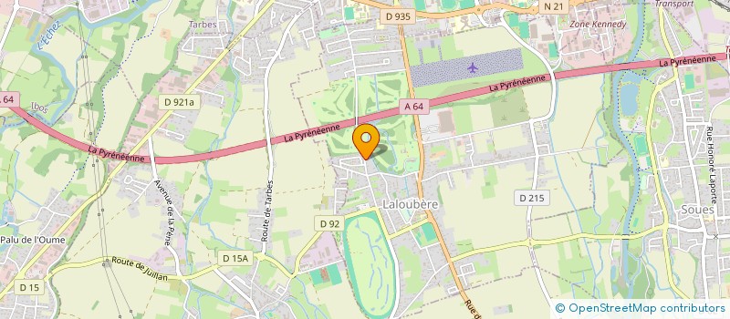 localisation de l'entreprise MONSIEUR PHILIPPE ROWELL  LALOUBERE