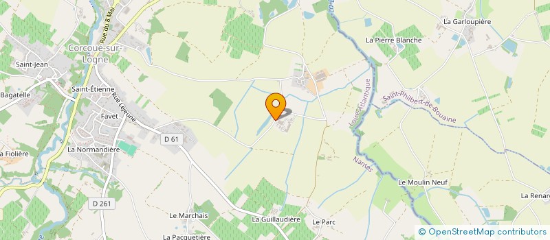 localisation de l'entreprise MONSIEUR PHILIPPE ROY à CORCOUE-SUR-LOGNE