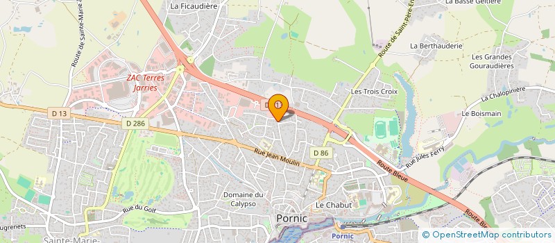 localisation de l'entreprise MONSIEUR PHILIPPE ROY  PORNIC