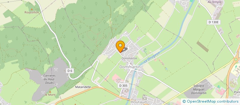 localisation de l'entreprise MONSIEUR PHILIPPE ROY  DOMMARTIN