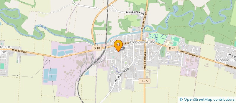 localisation de l'entreprise MONSIEUR PHILIPPE ROYER  ARCIS-SUR-AUBE